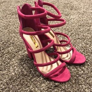 Pink Strappy heels